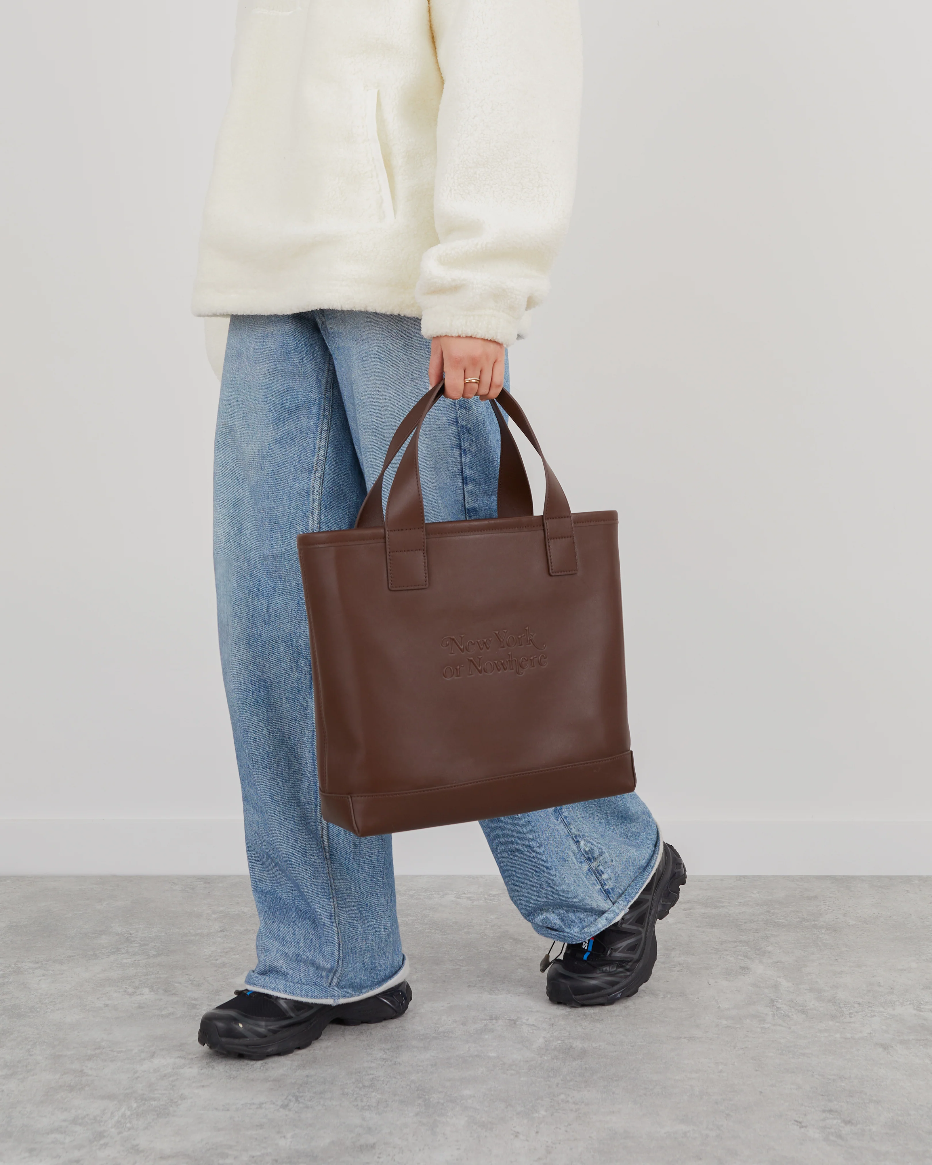 Motto Leather Mini Tote - Image 15