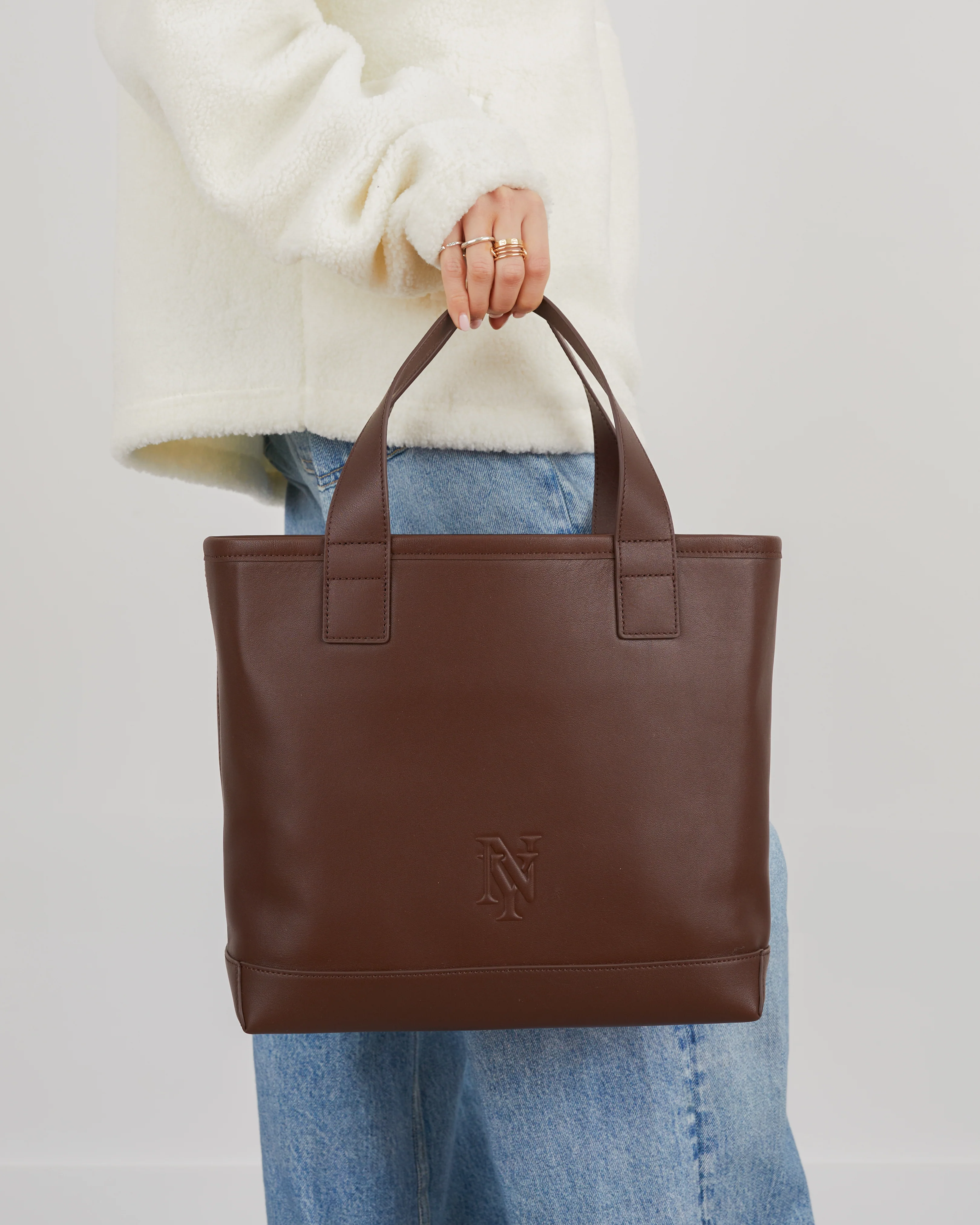 Motto Leather Mini Tote - Image 16