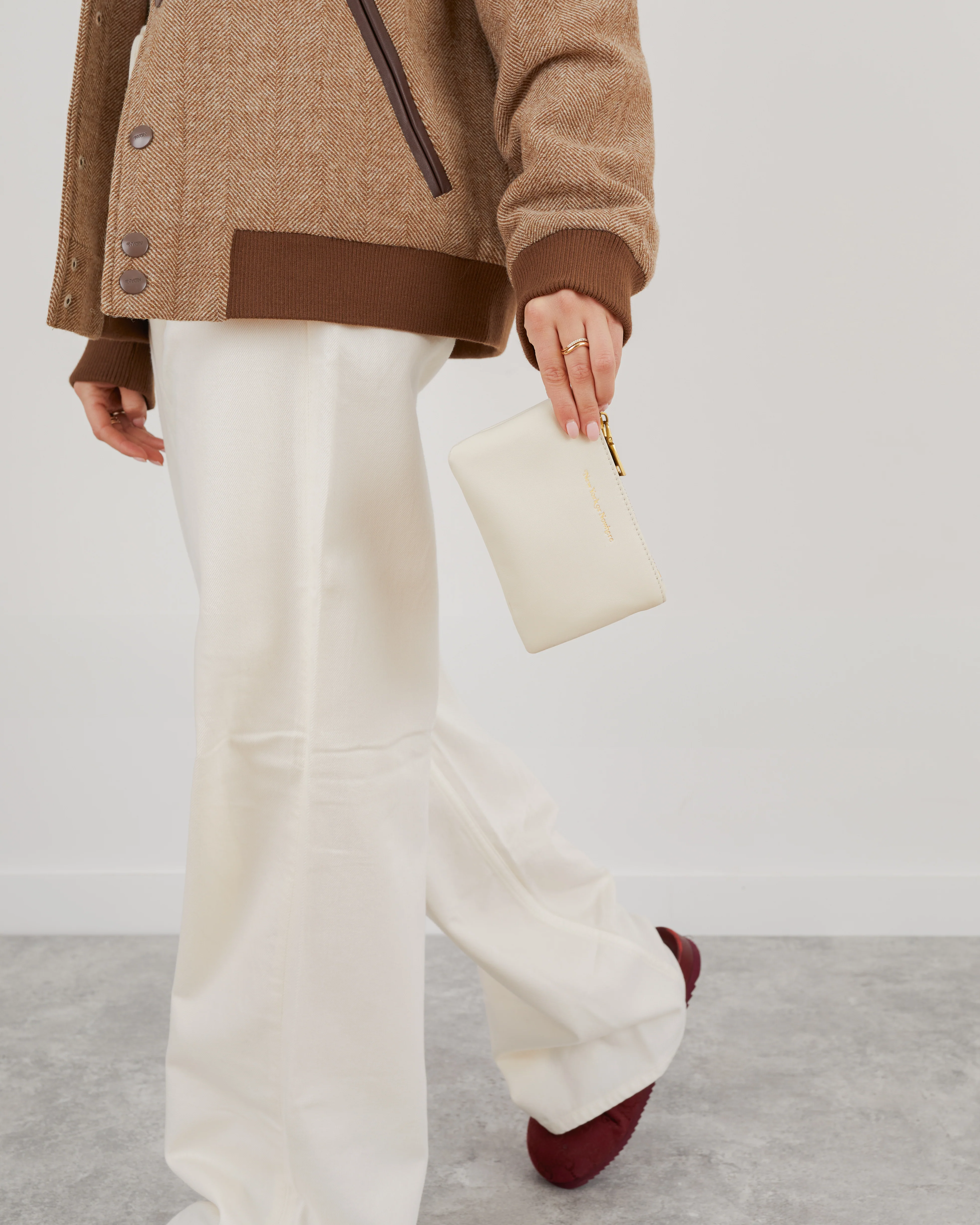 Signature Small Leather Zip Pouch - Image 11