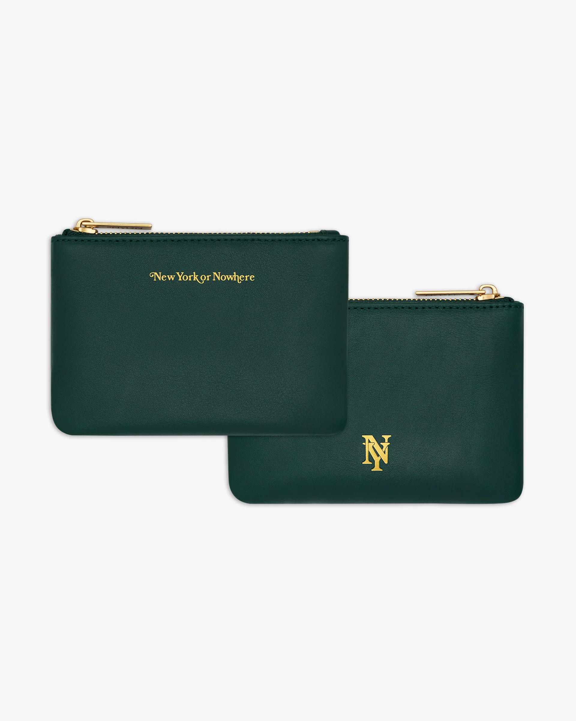 Signature Small Leather Zip Pouch - Image 4