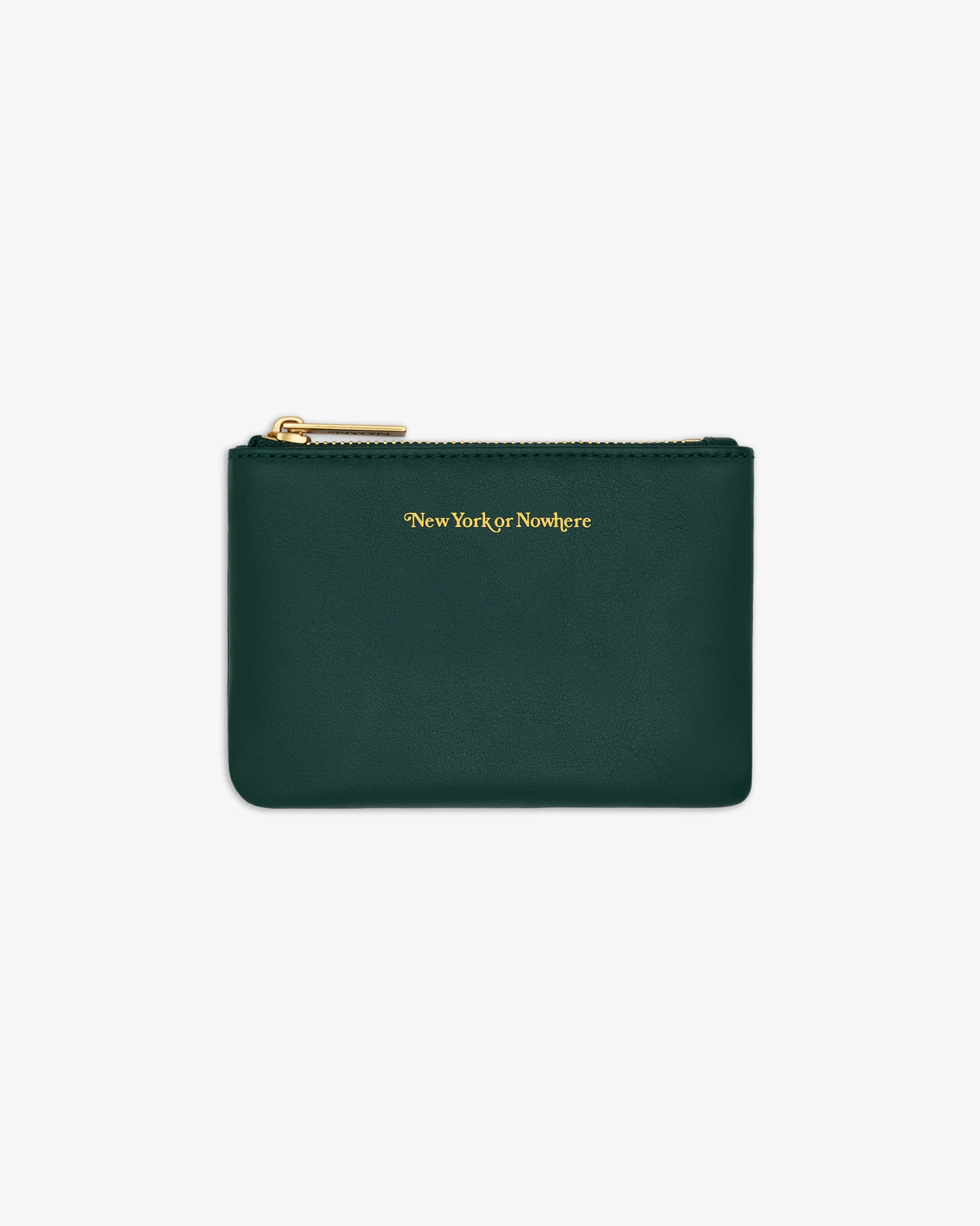 Signature Small Leather Zip Pouch - Image 5