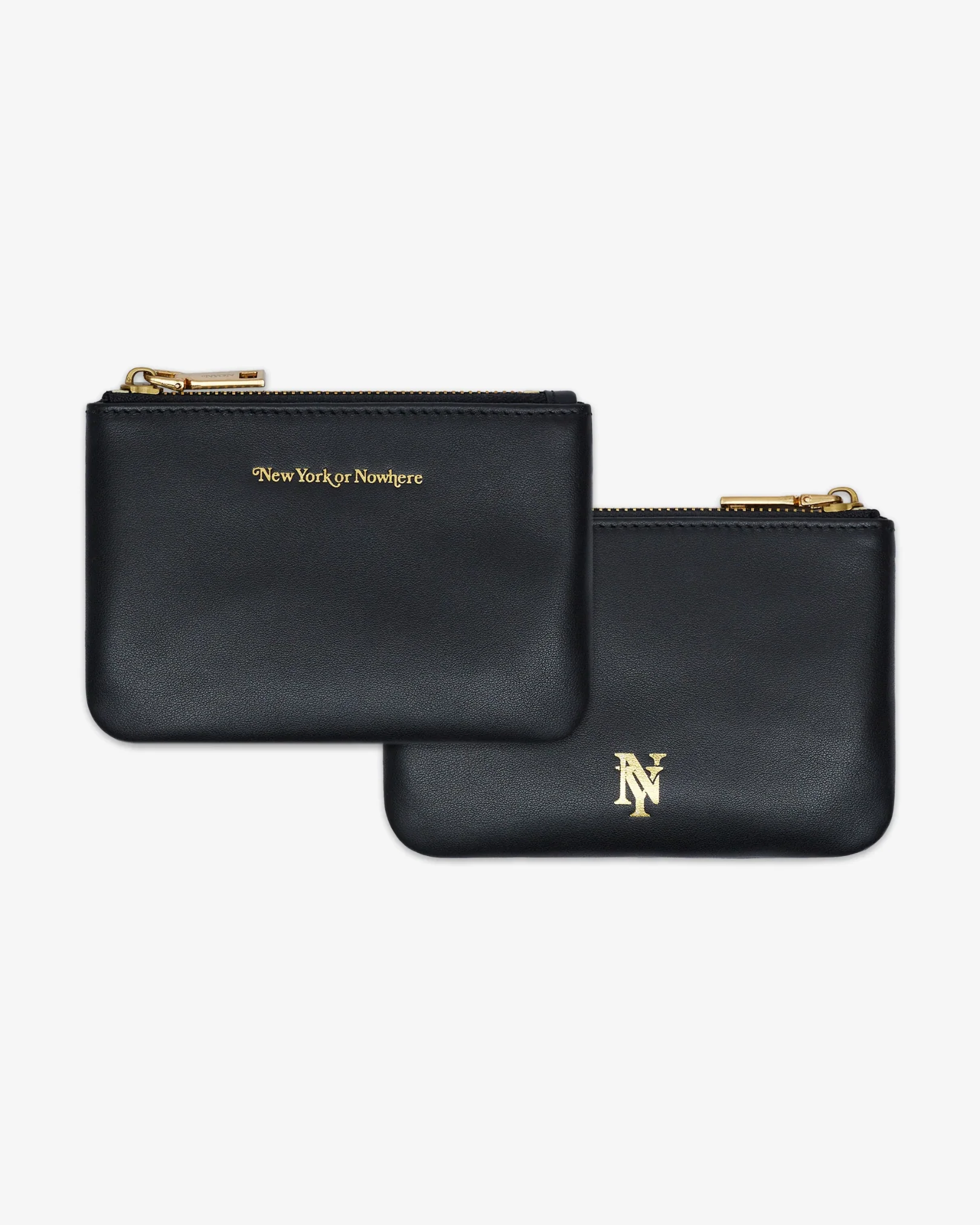Signature Small Leather Zip Pouch - Image 7