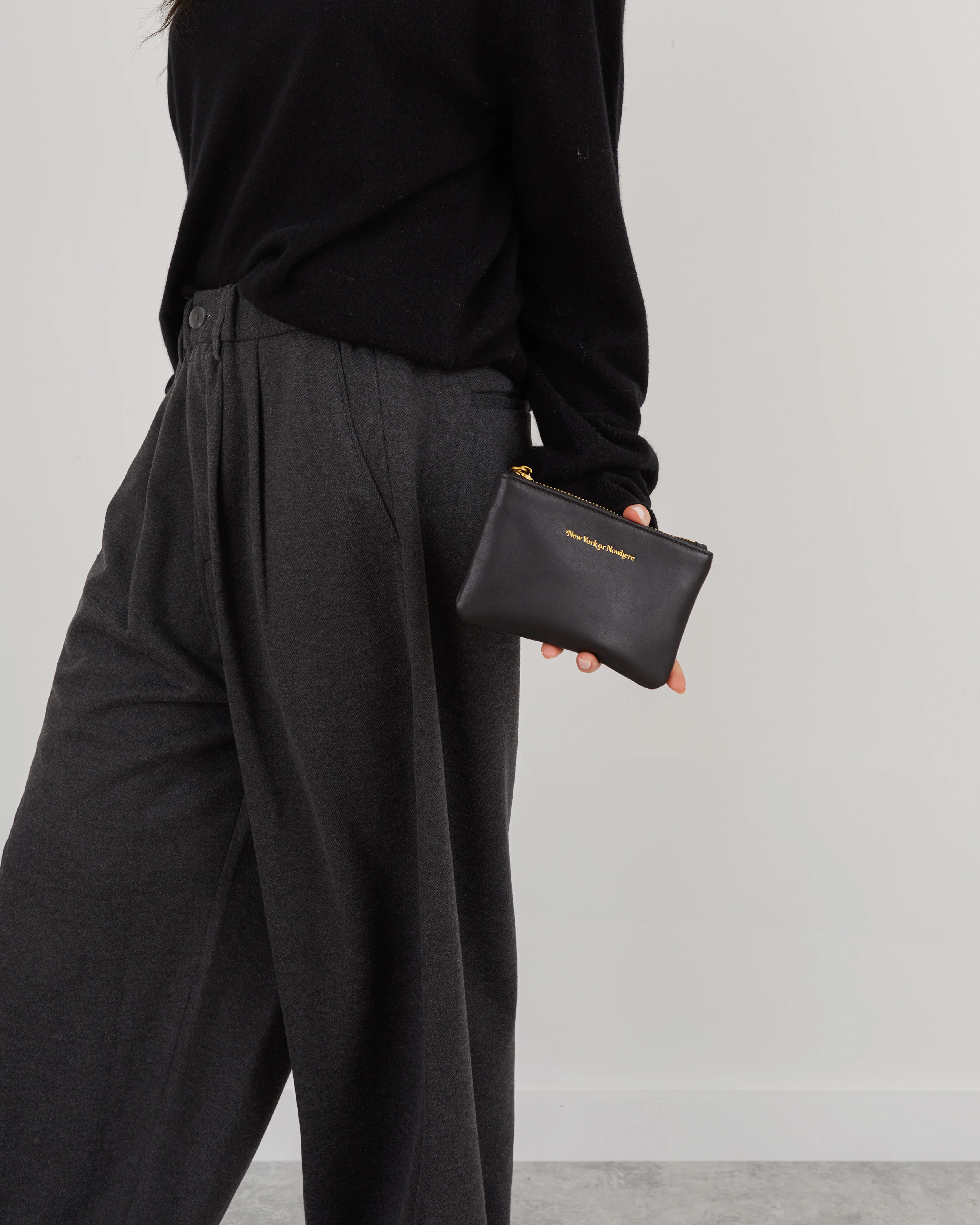 Signature Small Leather Zip Pouch - Image 8