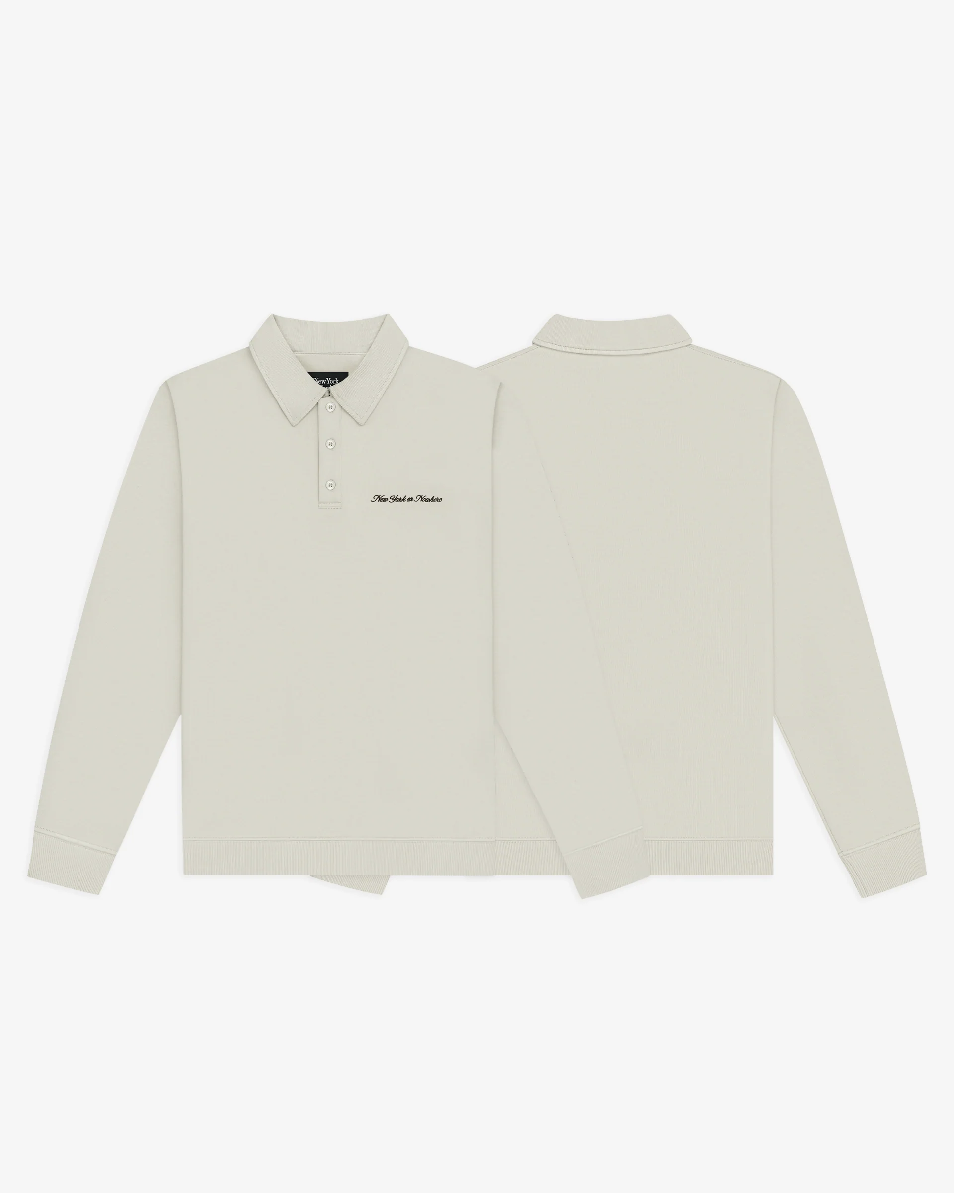 Cursive Polo Sweatshirt - Image 11