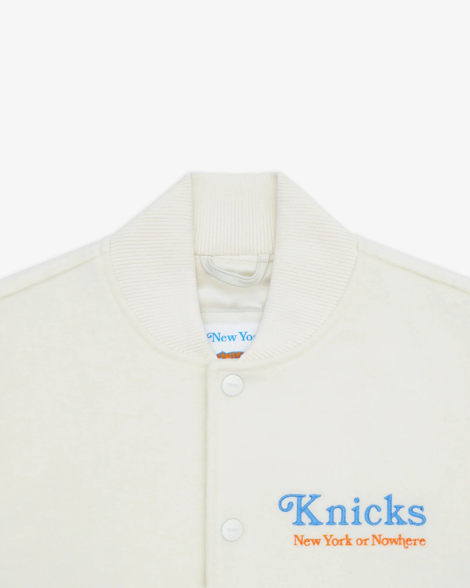 Knicks Give and Go Varsity Jacket - Image 7