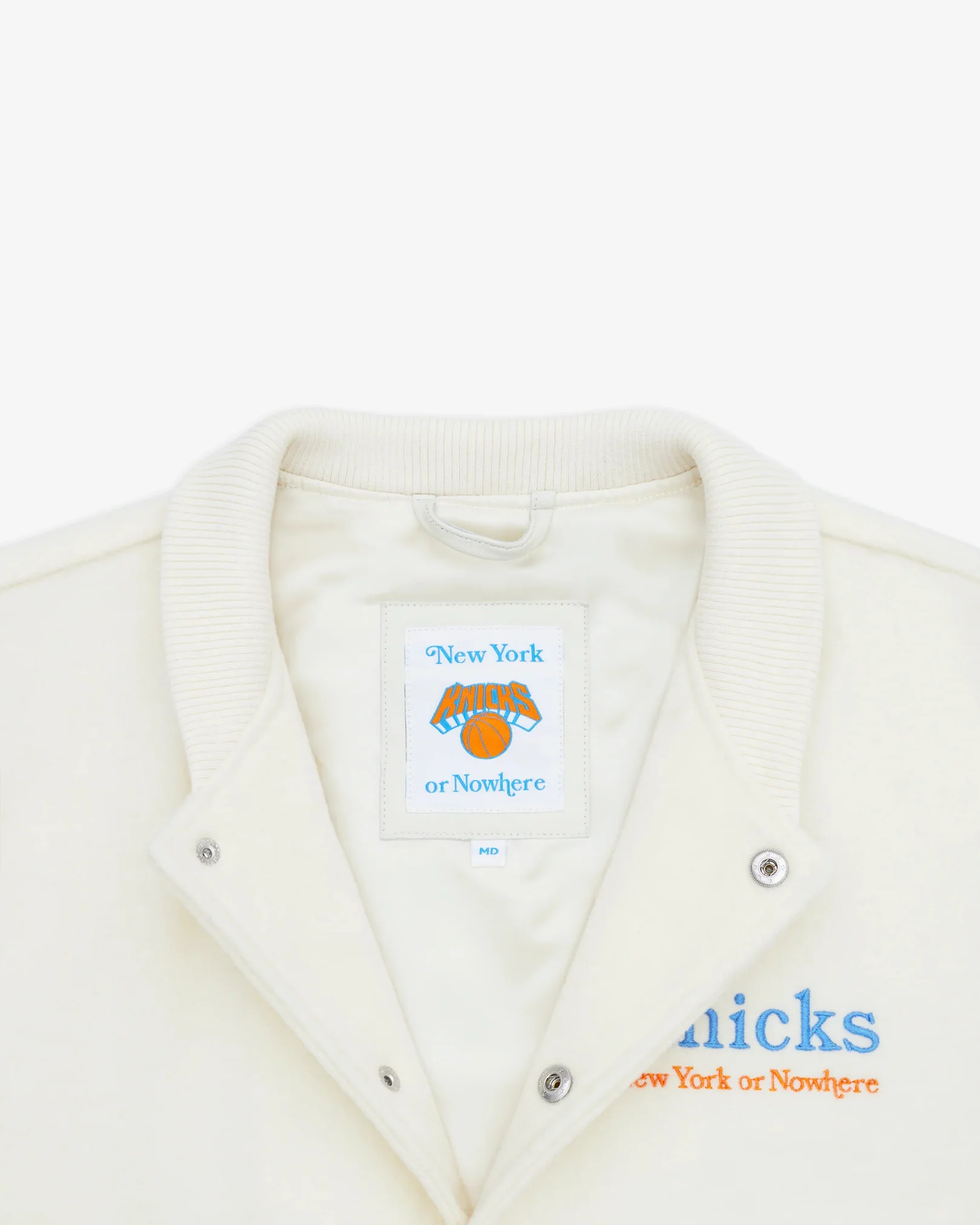Knicks Give and Go Varsity Jacket - Image 8