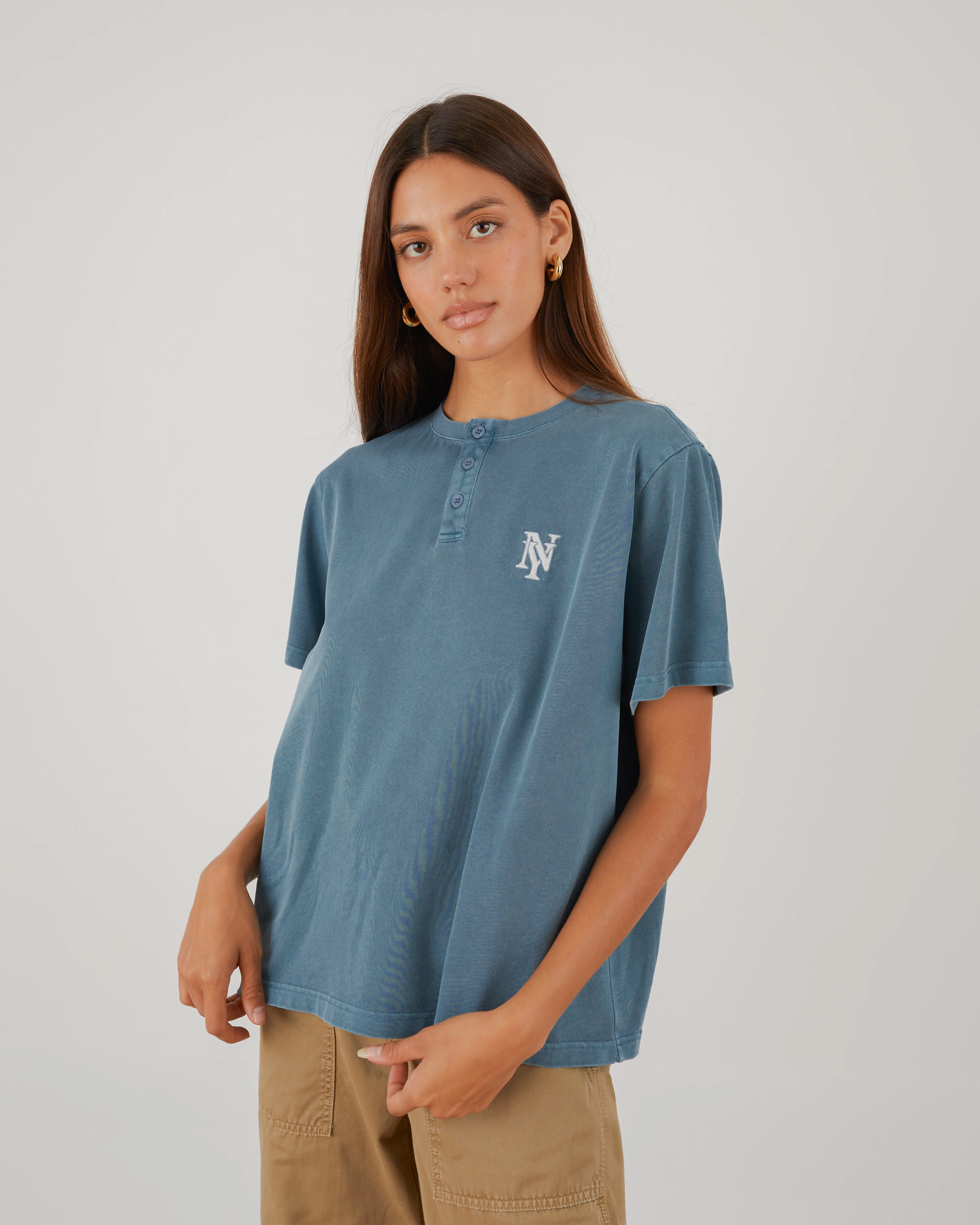 Legacy Quarter Button T-Shirt - Image 14