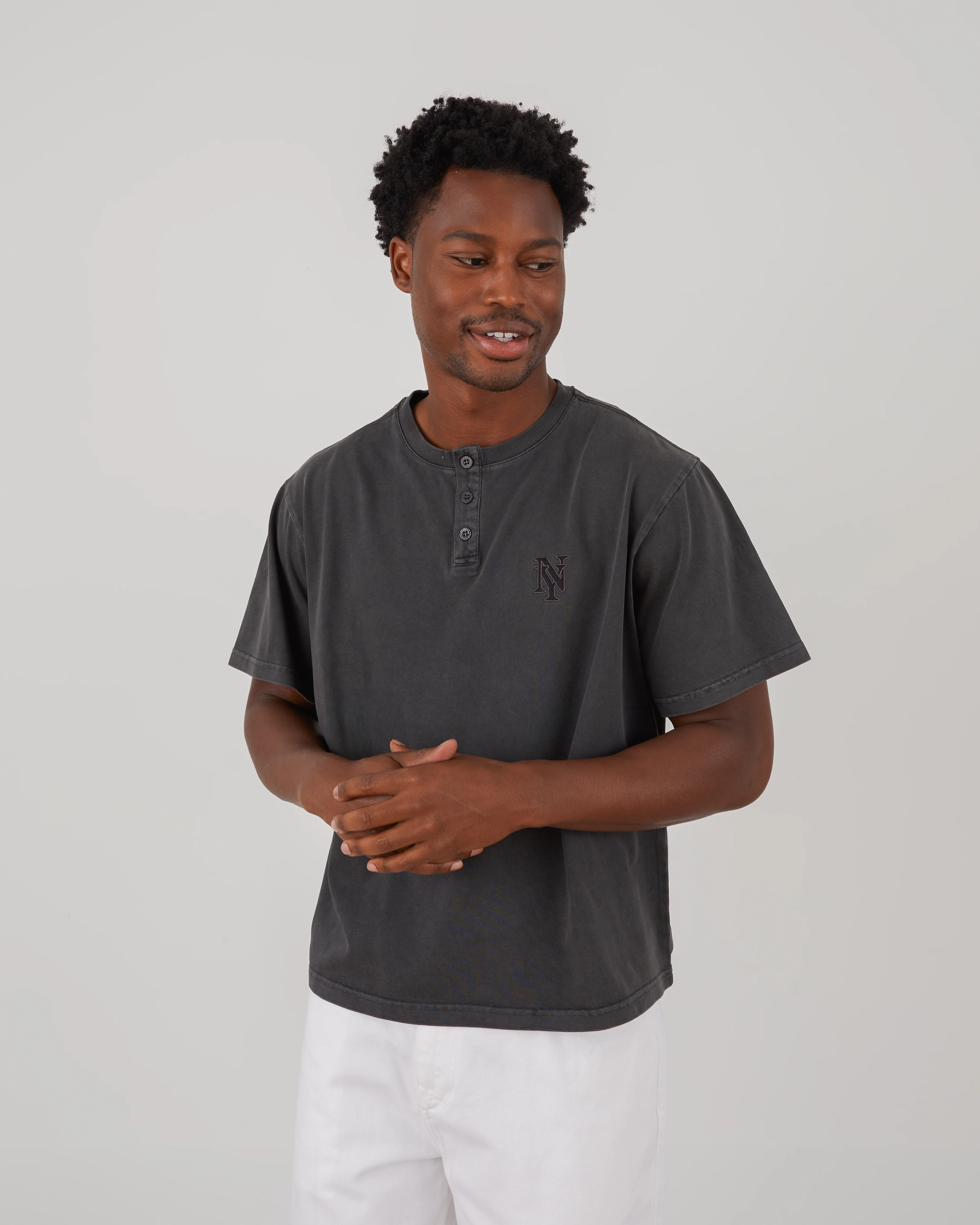 Legacy Quarter Button T-Shirt - Image 4