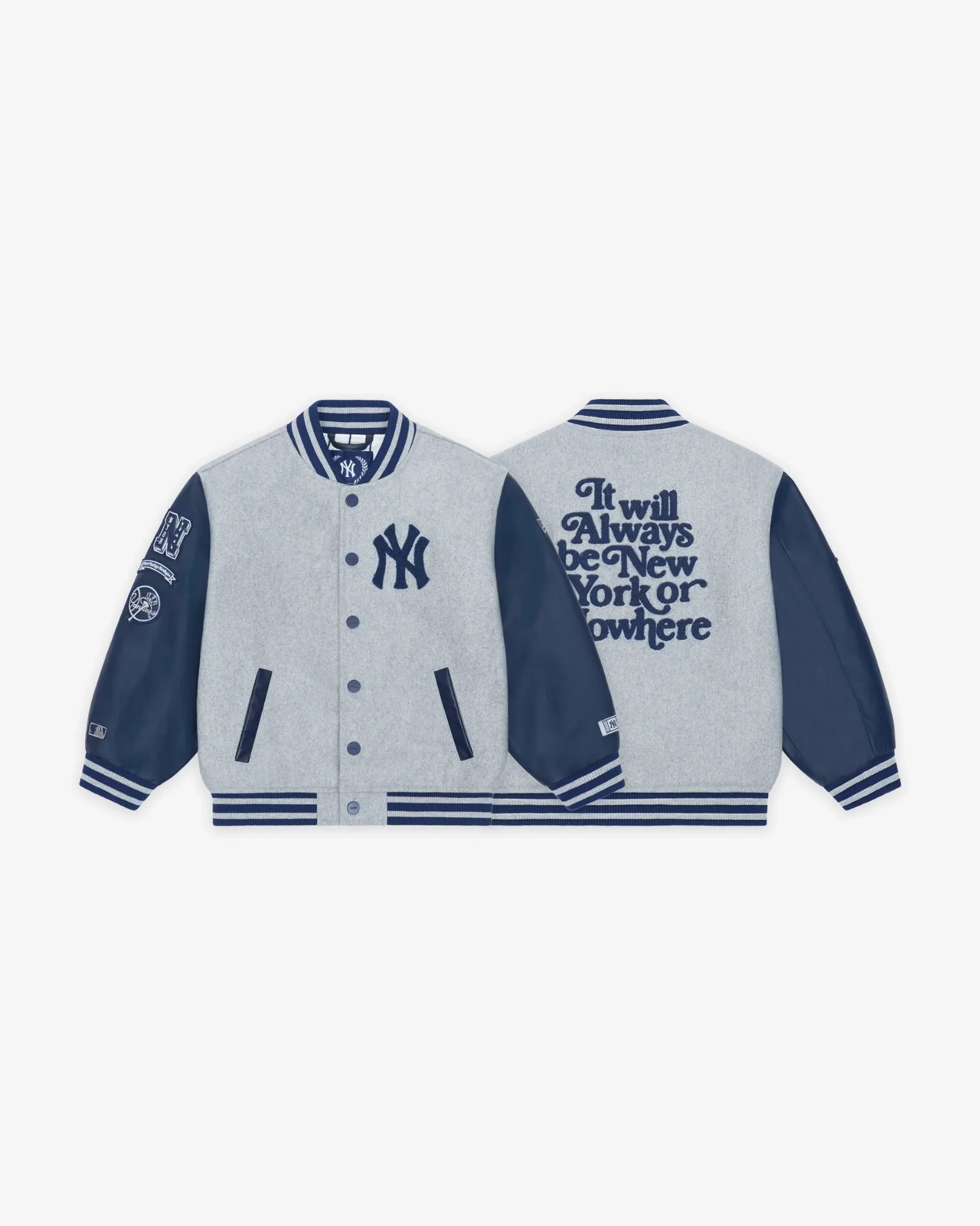 Yankees Motto Kids Varsity Jacket - Image 11