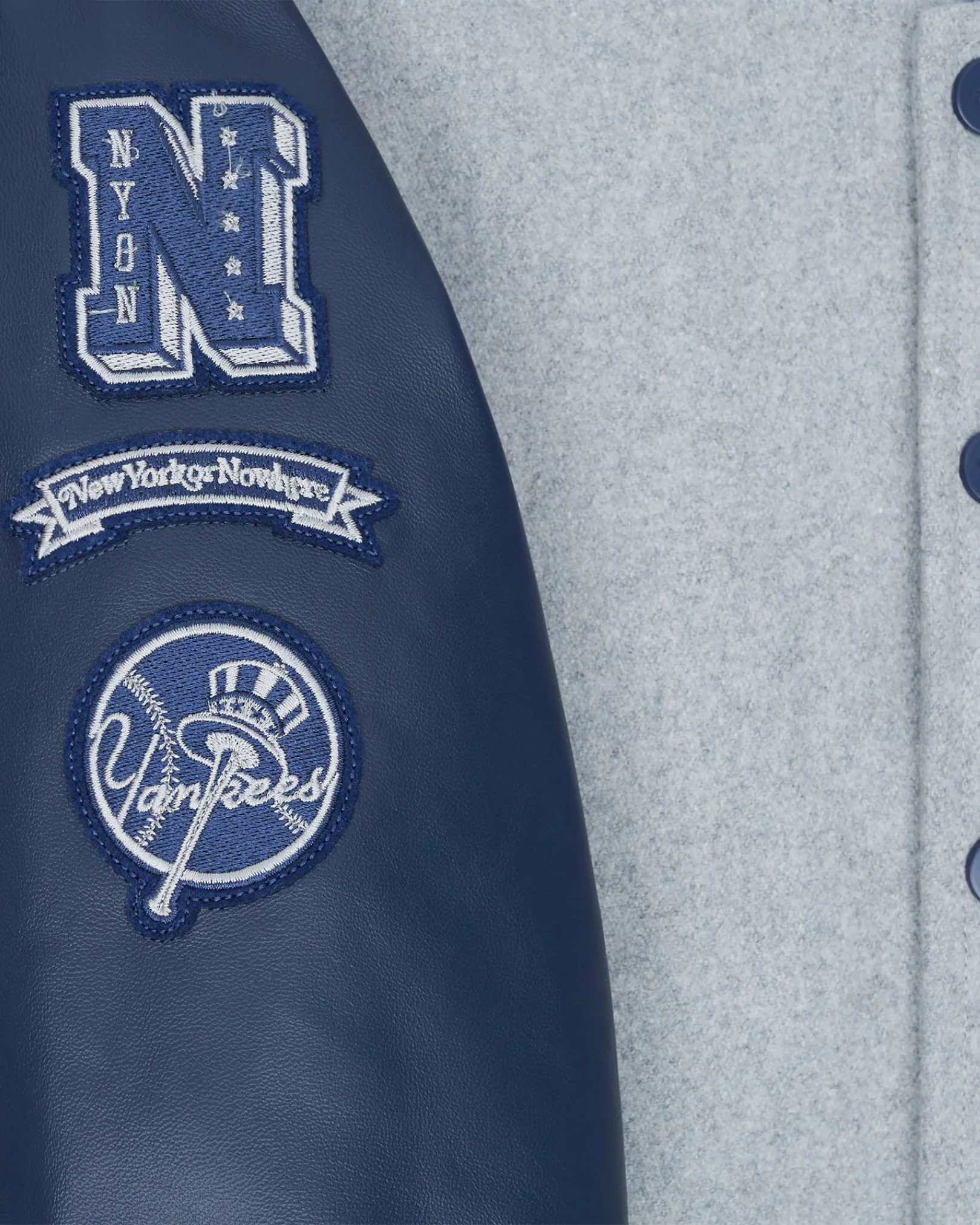 Yankees Motto Kids Varsity Jacket - Image 14
