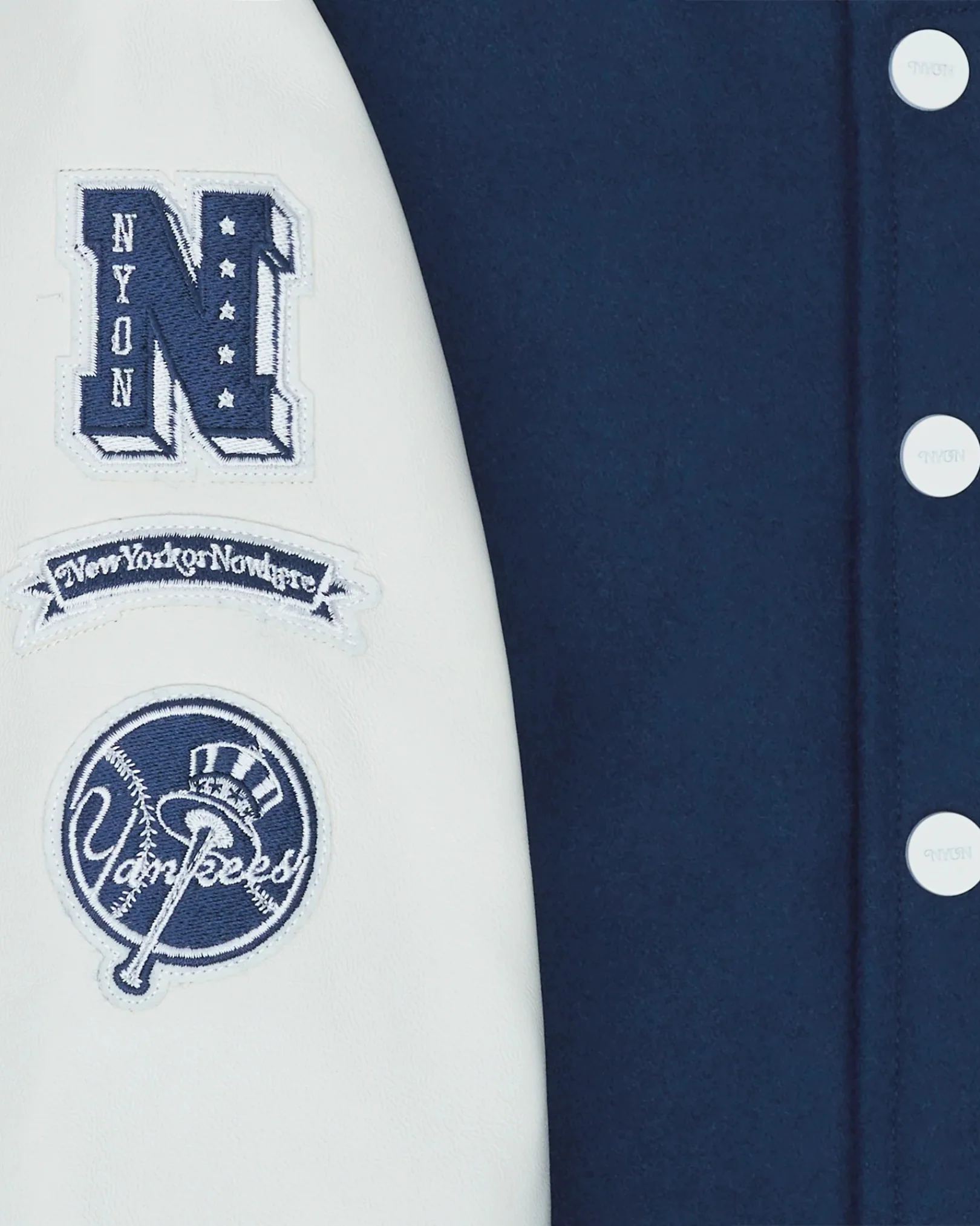 Yankees Motto Kids Varsity Jacket - Image 4